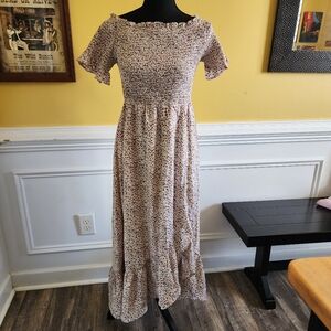 Wishlist Mikayla Dress In Dark Cocoa